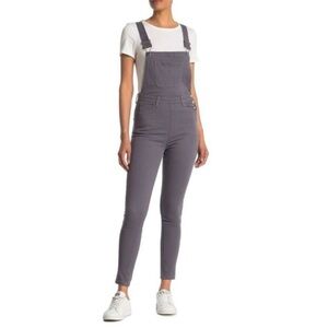 WeWoreWhat Women’s High-Rise Skinny Overalls / Size S / Brand NWT / Gray